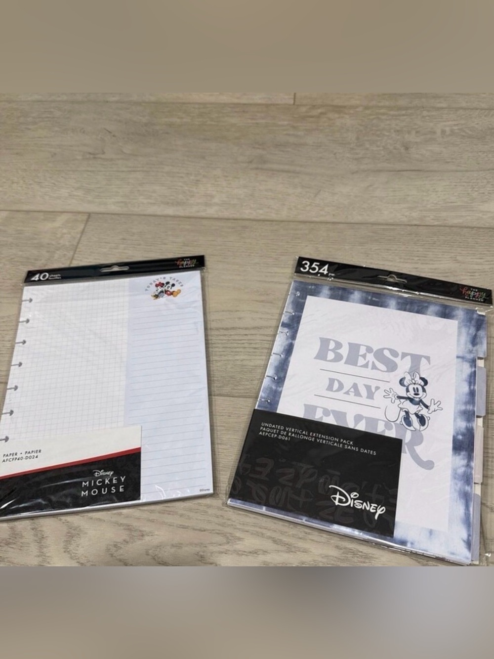 The happy planner Disney Undated Vertical Extension Pack